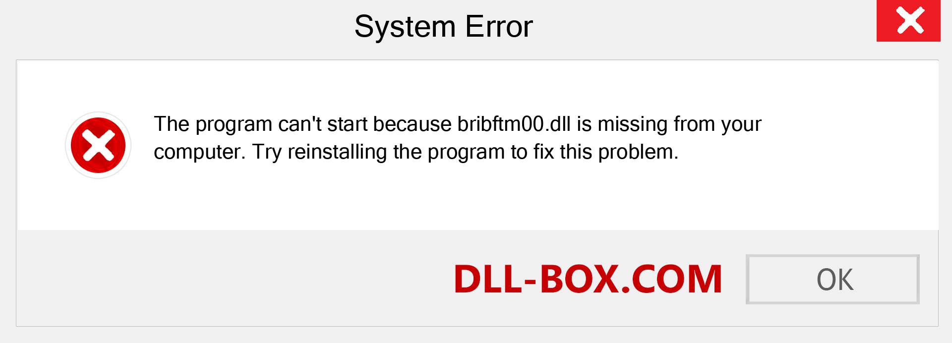  bribftm00.dll file is missing?. Download for Windows 7, 8, 10 - Fix  bribftm00 dll Missing Error on Windows, photos, images