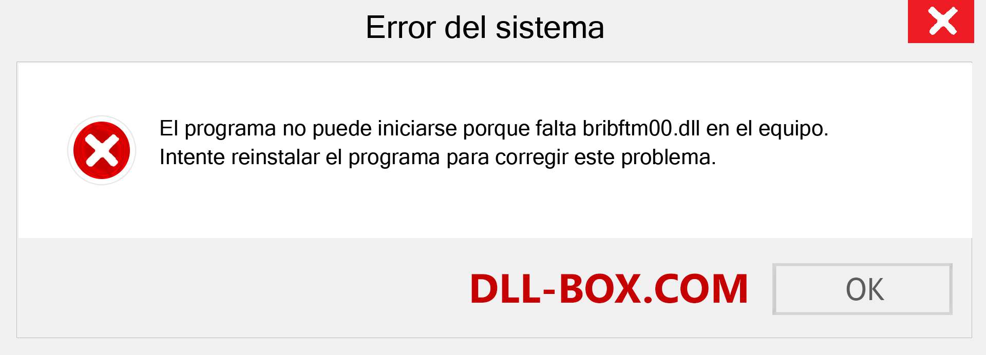 ¿Falta el archivo bribftm00.dll ?. Descargar para Windows 7, 8, 10 - Corregir bribftm00 dll Missing Error en Windows, fotos, imágenes